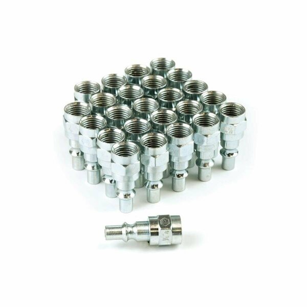 Tinkertools ARO Plug Steel 0.25 x 0.25 in. Female NPT, 25PK TI1842119